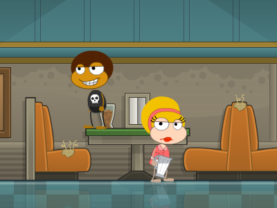Inside Diner on 24 Carrot Island
