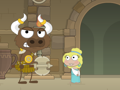 Minotaur in Mythology Island