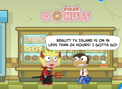 Mike's Market in Reality TV Island