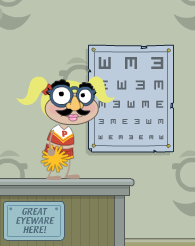 Poptropica Eye Exam on Spy Island