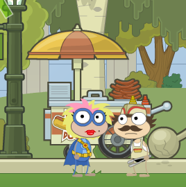 Poptropica Hot Dog Vendor